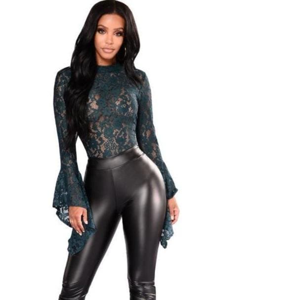 body-en-dentelle-avec-manches-espagnoles-maybella-fr-834 Body en dentelle avec manches espagnoles - Verte / XS/S