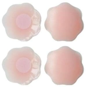 Couvre-tétons en silicone - 3 ensembles - Fleur