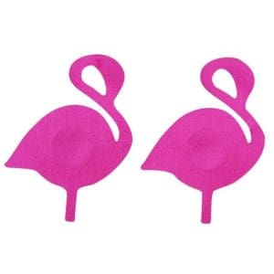 Stickers tétons en forme de flamant rose - Rose